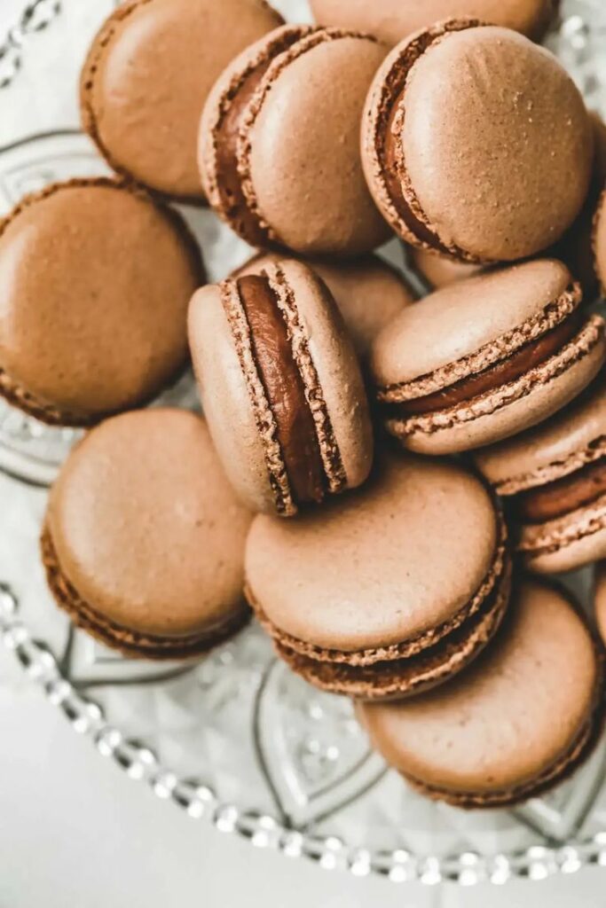 macaron chocolat