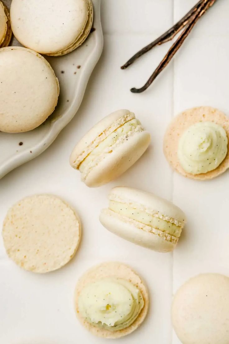 macaron vanille